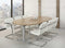 Ovale vergadertafel design T-poot Teez 240x120cm bladkleur Speciale Kleur framekleur Wit (RAL9010)