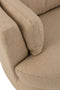 J-Line loungestoel Swiv - hout/textiel - beige