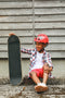 Mini Hornit Lids Fietshelm voor Kinderen met LED achterlicht - The Aviator (M)