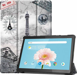 iMoshion Tablet Hoes Geschikt voor Lenovo Tab M10 - iMoshion Design Trifold Bookcase - Meerkleurig /Parijs