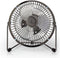 Nedis - Tafelventilator - USB Gevoed - Diameter: 150 mm - 3 W - Gun Metal Grijs