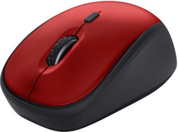 Trust Yvi+ - Draadloze muis - Stille knoppen - Rood