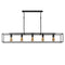 Atmooz - Hanglamp Dixon 140 - Industrieel - Woonkamer / Slaapkamer / Eetkamer - Plafondlamp - Zwart - Hoogte 100cm - Metaal