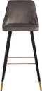 Richmond Interiors Barstoel Imani stone velvet (Quartz Stone 101)