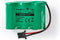 Oplaadbare NiMH-Batterij - 3.6 V DC - Oplaadbaar - 600 mAh - Voorgeladen - 1-Polybag - N/A - 2-Draads-Telefoonconnector - Groen