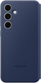 Samsung Galaxy S24 FE - Smart View Wallet Case - Kijkvenster en sleep/wake functie - Blauw