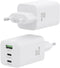 Aisens ASCH-65W3P041-W - Oplader - 65W - 1x USB type-A 2x USB type-C - Wit
