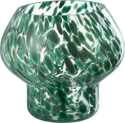 J-Line Windlicht Champignon Glas Groen Large