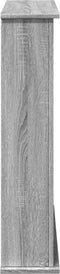 vidaXL - Haardombouw - 75x20x87,5 - cm - bewerkt - hout - grijs - sonoma - eikenkleur