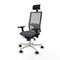 Bureaustoel met hoofdsteun Piqueras y Crespo 3D026N1 Donker grijs