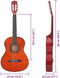 vidaXL - Gitaar - klassiek - beginner - en - kinderen - 3/4 - 36
