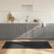 vidaXL - Vloerkleed - rechthoekig - 80x200 - cm - bamboe - grijs