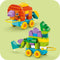 LEGO® DUPLO® Stad - 3-in-1 Dinosaurussen op Wielen - 108 onderdelen