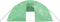 vidaXL - Tuinkas - met - stalen - frame - 100 - m² - 20x5x2,3 - m - groen