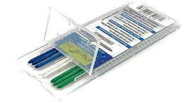Pica 4040 Dry - Navulling Pica Dry 3030 - Waterbestendig - 8 stuks (Blauw Groen Wit)