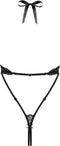 Obsessive Open Body met Strikje – Erotische Body – Maat S/M – Zwart