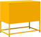 vidaXL - Tv-meubel - 68x39x60,5 - cm - staal - mosterdgeel