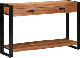 vidaXL - Console - Tafel - 120x33x75 - cm - Massief - Acaciahout