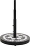 vidaXL - Parasolvoet - rond - 12 - kg - zwart - en - wit