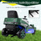 Coast Elektrische Kindergrasmaaier 12V - Ride-On - 360 graden draaibaar LED Verlichting - Groen