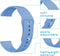 iMoshion Bandje Geschikt voor Fitbit Versa Lite / Versa 2 - iMoshion Siliconen bandje - Lichtblauw