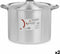 Casserolepan met deksel Ø 34 cm Zilverkleurig Aluminium (2 Stuks)