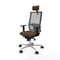 Bureaustoel Piqueras y Crespo 1D086N2 Donkerbruin