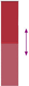 vidaXL - Rolgordijn - 40x230 - cm - stof - verduisterend - rood - Stofbreedte - 35,7cm