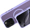Mobiparts iPhone 16 Pro Max - Hardcover - MagSafe Compatible met Corner Protection - Satin Lila