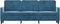 vidaXL - Driezitsbank - 180 - cm - fluweel - blauw