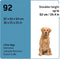 Maelson Soft Kennel - Opvouwbare hondenbench met stalen frame - Beige - Large 92