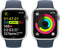 Apple Watch Series 9 - Smartwatch - GPS + Cellular 45mm - Aluminium Zilver (Blauw)