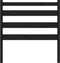 vidaXL - Hoofdbord - 106x4x100 - cm - massief - grenenhout - zwart