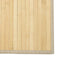vidaXL - Vloerkleed - rechthoekig - 70x300 - cm - bamboe - lichtnaturel