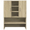vidaXL - Wasmachinekast - 70,5x24x90 - cm - sonoma - eikenkleurig