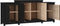 vidaXL - Dressoir - 164x37x68 - cm - massief - grenenhout - zwart