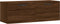 vidaXL - Wandkast - 100x36,5x35 - cm - bewerkt - hout - bruin - eikenkleur