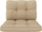 vidaXL Bankkussens pallet 2 st beige