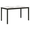 Eettafel Wit 140 x 80 x 75 cm Massief grenenhout