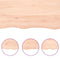 vidaXL - Wastafelblad - 60x40x(2-6) - cm - onbehandeld - massief - hout