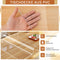 WOLTU transparante tafel beschermfolie - PVC tafelkleed 2 mm - 90 x 160 cm - afgeschuinde rand