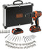 BLACK+DECKER BDCHD18 - Accuschroef-/klopboormachine - 2 accu's 18V 1.5Ah en 80 accessoires (2 stuks)