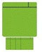 Smit Visual - Magneet scrum 75x75mm groen 5 stuks