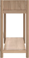 vidaXL - Wandtafel - 82x38x75 - cm - bewerkt - hout