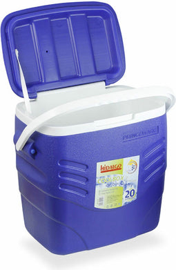 DRAAGBARE HARDE KOELBOX HIDALGO PREMIUM BLAUW 20 L 40 X 25 X 42 CM
