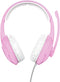 Trust GXT 411P Radius - Multi-platform Gaming Headset - 40 mm Drivers - Roze Wit