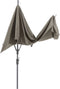 Madison - Parasol Asymetrisch Sideway - Taupe - 360x220