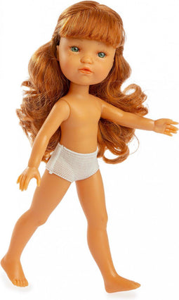 Berjuan Tienerpop Fashion Golvend 35 Cm Naturel/roodbruin