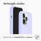 Accezz Liquid Silicone Backcover - Schokabsorberend - Paars (iPhone 13 Pro)