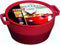 Pyrex Slowcook Braadpan - Gietijzer - Ø 24 cm - 3.6 l - Kersenrood